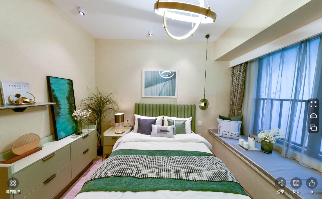 东原启城118m²户型VR全景看房